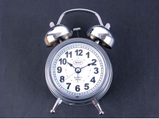 Black Quartz Alarm Clock M-07095